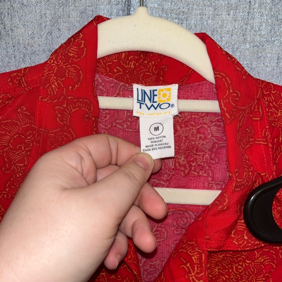 Tiger Print Pajama Set (Size Medium) - Picture 3 of 4